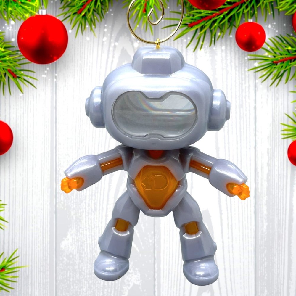 Discovery Channel Mindblown Robot 3.75" ONE OF A KIND‎ Christmas Tree Ornament